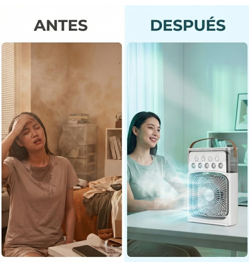 Mini aire acondicionado 3 en 1