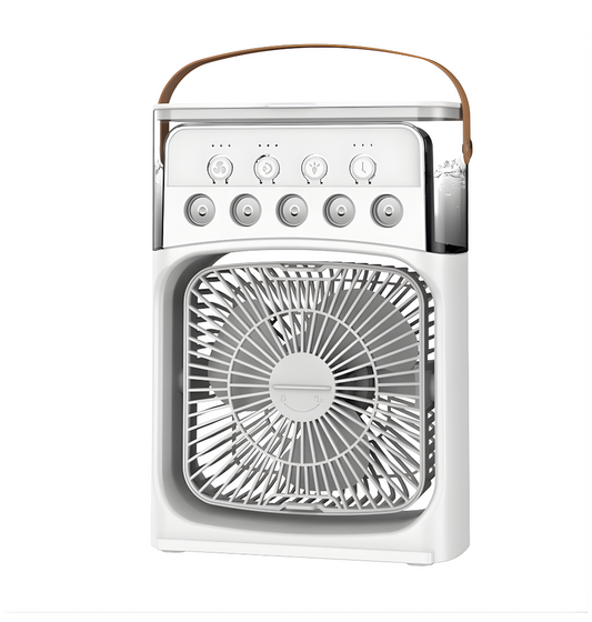 Mini aire acondicionado 3 en 1 a base de hielos y agua