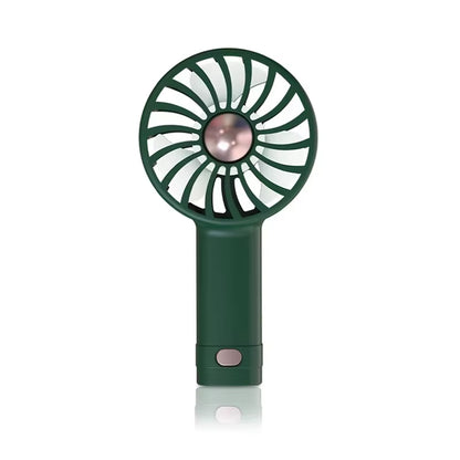 USB Charging Handheld Mini Fan Student Small Fan Portable Pocket Fan Desktop Fan Silent Small Fan Wind Power Built-In Aromathera