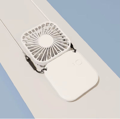 Mini Handheld Fan Mute Foldable Fan Multi-Functional Turbine Fan USB Rechargeable Portable Hanging Neck Fan Mini Table Fan