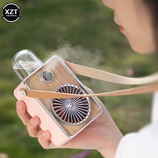 New 3 in 1 Neck Fan Cooling Camera Portable Fan Rechargeable Mini Fan Usb Cooling Fan Electric Bladeless Fan Summer Handheld Fan