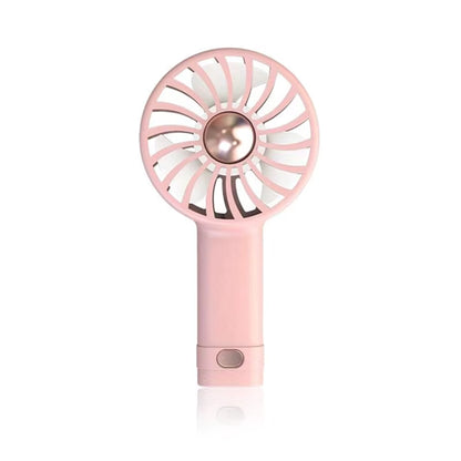 USB Charging Handheld Mini Fan Student Small Fan Portable Pocket Fan Desktop Fan Silent Small Fan Wind Power Built-In Aromathera